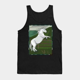 Black Beauty Stained Glass Art T-Shirt (Merrylegs) Tank Top